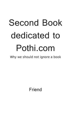 Second Book dedicated to Pothi.com