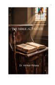 The Biblical Pastor