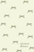 Bow book (Mint Green)