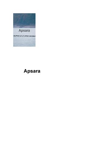 Apsara(English)