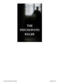 The Psychopath Killer