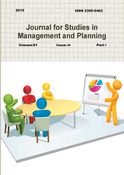 Journal for Studies in Management and Planning, July 2015 Part-1