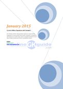 GKSENSE January 2015 Current Affairs