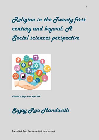 Religion in the Twenty-first  century and beyond: A  Social sciences perspective