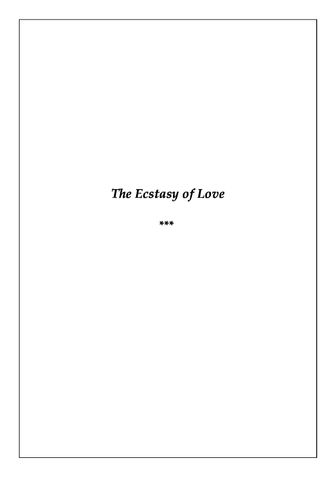 The Ecstasy of Love