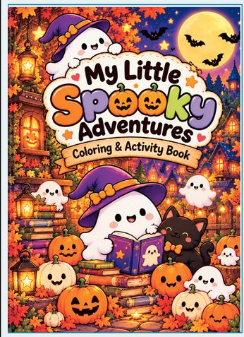 My Little Spooky Adventures - Halloween Coloring and Activity Book