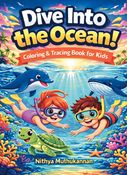 Dive into the ocean! coloring and tracing book for kids