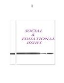 Social And Educational Issues
