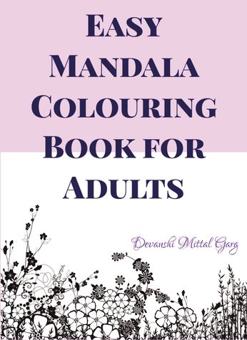 Easy Mandala Colouring Book for Adults