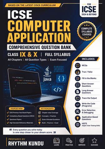 ICSE Class IX and X Computer Applications Question Bank