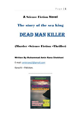 Dead Man Killer۔   Murder –Science Fiction –Thriller