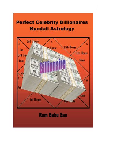 Perfect Celebrity Billionaire Kundali Astrology