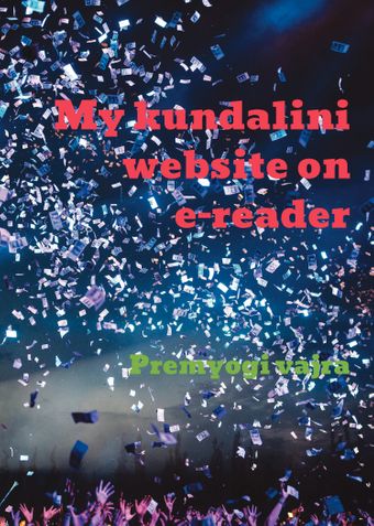My kundalini website on e-reader