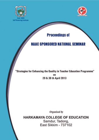 Strategies for Enhancing the Quality in Teacher Education Programme”