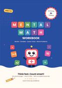 Mental Math Workbook: Number bonds, doubles, quick tricks, word problems and number tracing for kids.