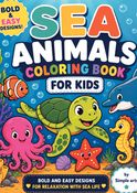 Sea Animals Coloring Book for Early Learners
