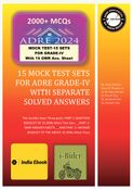 Assam Direct Recruitment ADRe Mock Test Grade IV - 15 Sets with OMR Sheet & Answer Keys