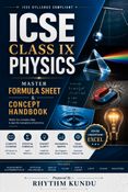 ICSE Class IX Physics Formula Sheet and Concept Handbook