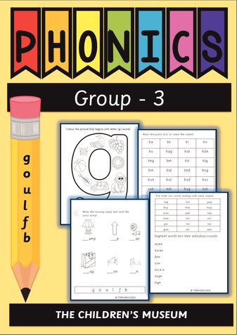 PHONICS - Group 3 (g, o, u, l, f, b)