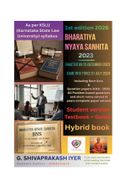 BNS hybrid book (E - Book) as per KSLU syllabus softcopy