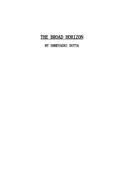 THE BROAD HORIZON