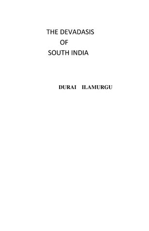 THE   DEVADASIS OF SOUTH INDIA