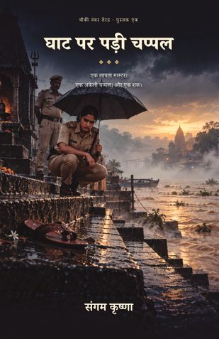घाट पर पड़ी चप्पल