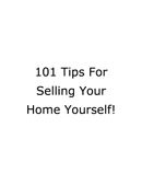 101 tips to sell your house