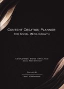 60 Day Content Creator Planner for Social Media Growth