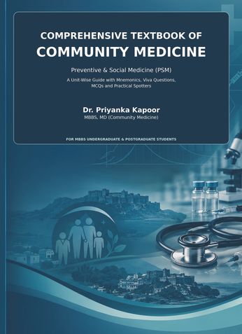 COMPREHENSIVE TEXTBOOK OF COMMUNITY MEDICINE (Preventive & Social Medicine — PSM)