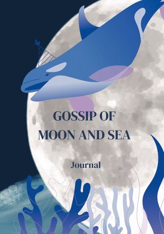 Gossip of Moon and Sea - Fun Mindful Journal (Paperback)