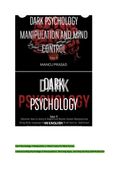Dark Psychology manipulation mind control and mind games