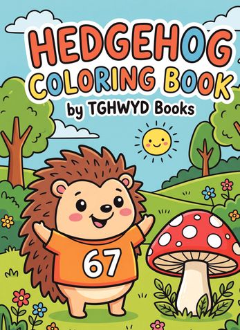 Hedgehog Coloring Book