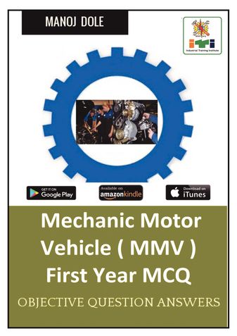 Mechanic Motor Vehicle First Year MCQ