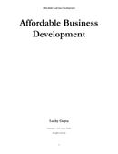 Affordable Business Development