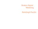 Modern Digital Marketing by Balusingh Rajpurohit
