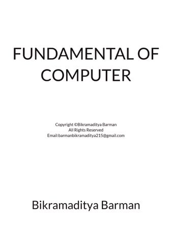 FUNDAMENTAL OF COMPUTER