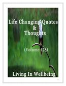 Life Changing Quotes & Thoughts (Volume 128)