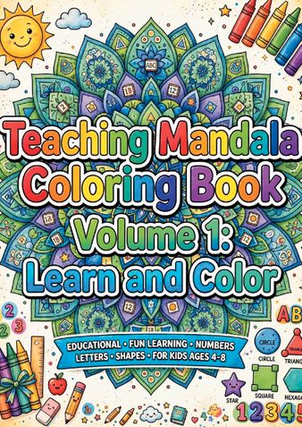 Educational Mandala Coloring Book