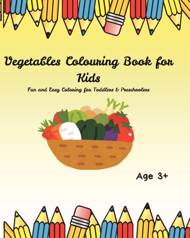 Vegetables Colouring Book for Kids