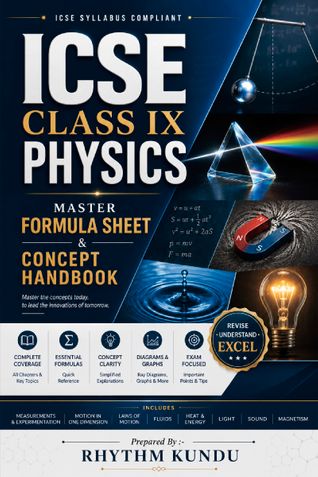 ICSE Class IX Physics Formula Sheet and Concept Handbook