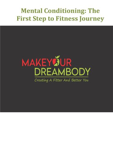 Mental Conditioning - First Step To Fitness Journey