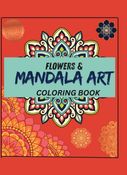 Flower and Mandala Art Coloring book