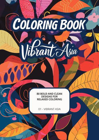 Coloring Book - Vibrant Asia