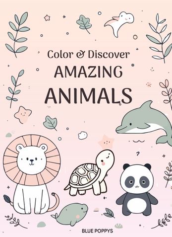 Animal Coloring And Facts Book