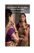 Can Christian Women Wear Cultural Symbols? A Biblical Perspective on Bangles, Bindis, Jewelry, and Traditional Customs