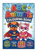 ABC Animals Colouring Book