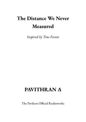 The Distance We Never Measured