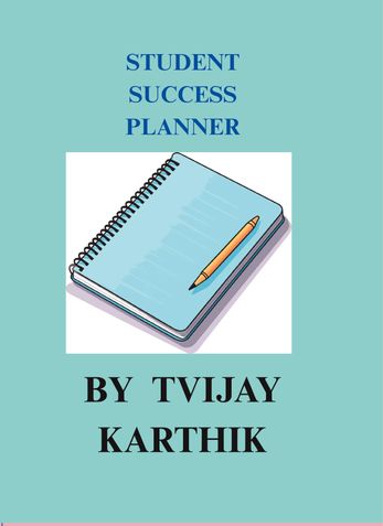 STUDENT SUCCESS PLANNER