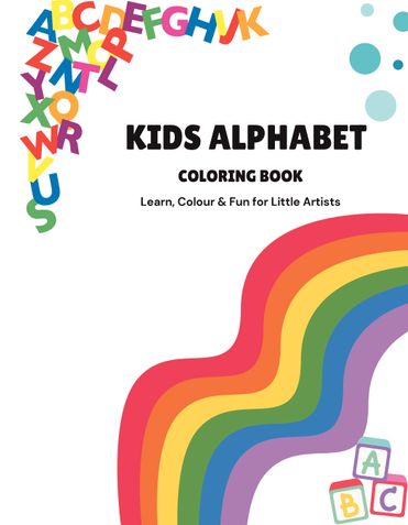 KIDS ALPHABET COLOURING BOOK